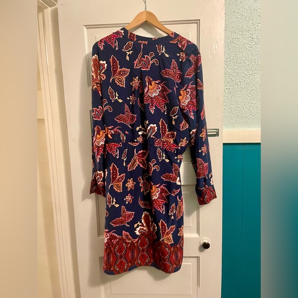 Liz Claiborne midi floral dress with cinched tie - Picture 6 of 6